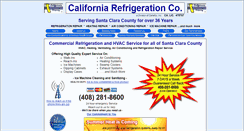 Desktop Screenshot of calrefrig.com